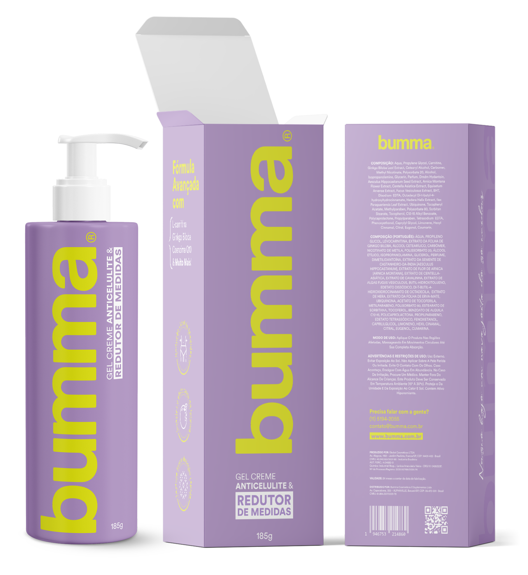 Gel Creme Anticelulite & Redutor de Medidas