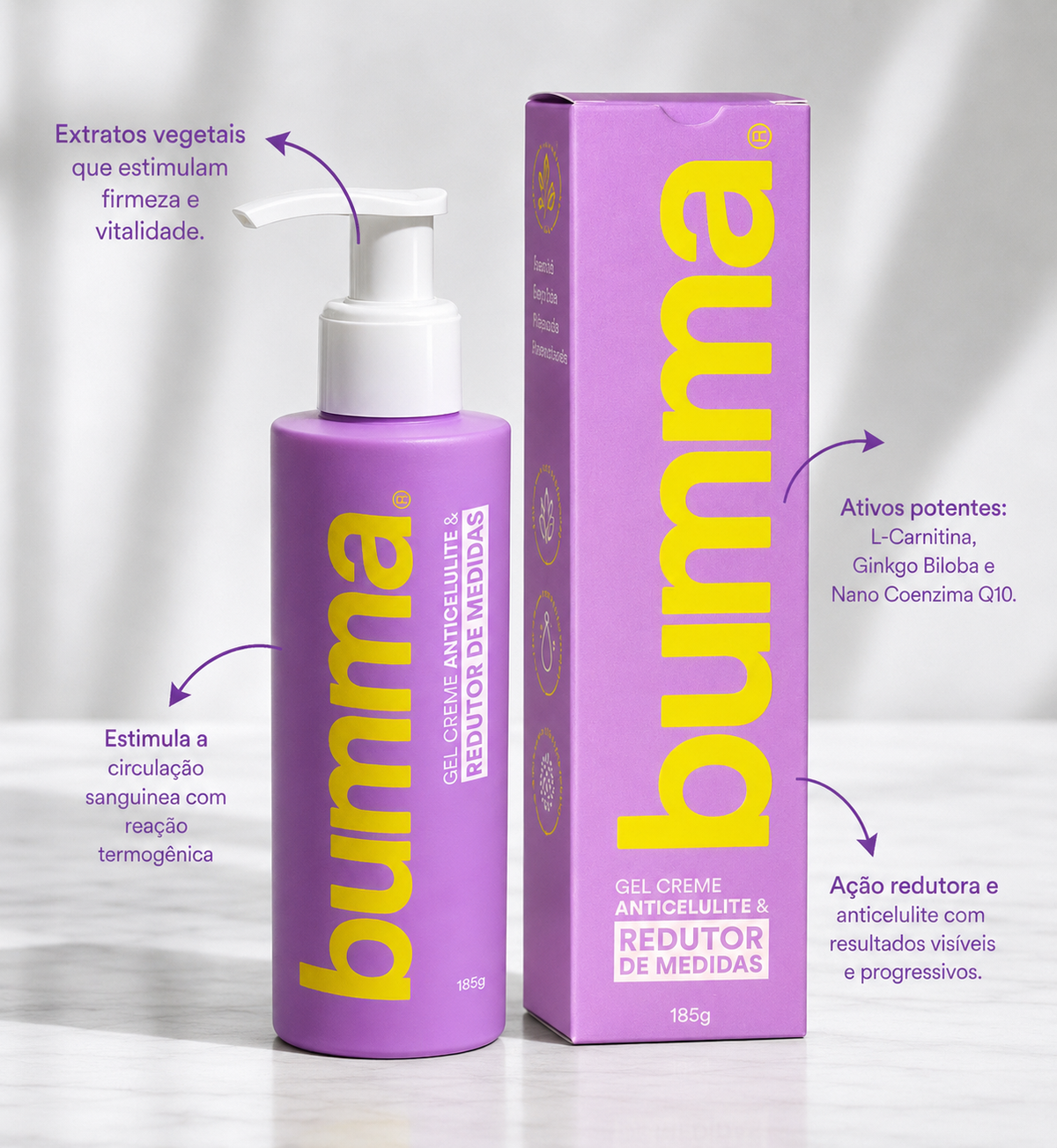 Kit Renova bumma - Rotina Corporal para Celulite e Renovação da Pele